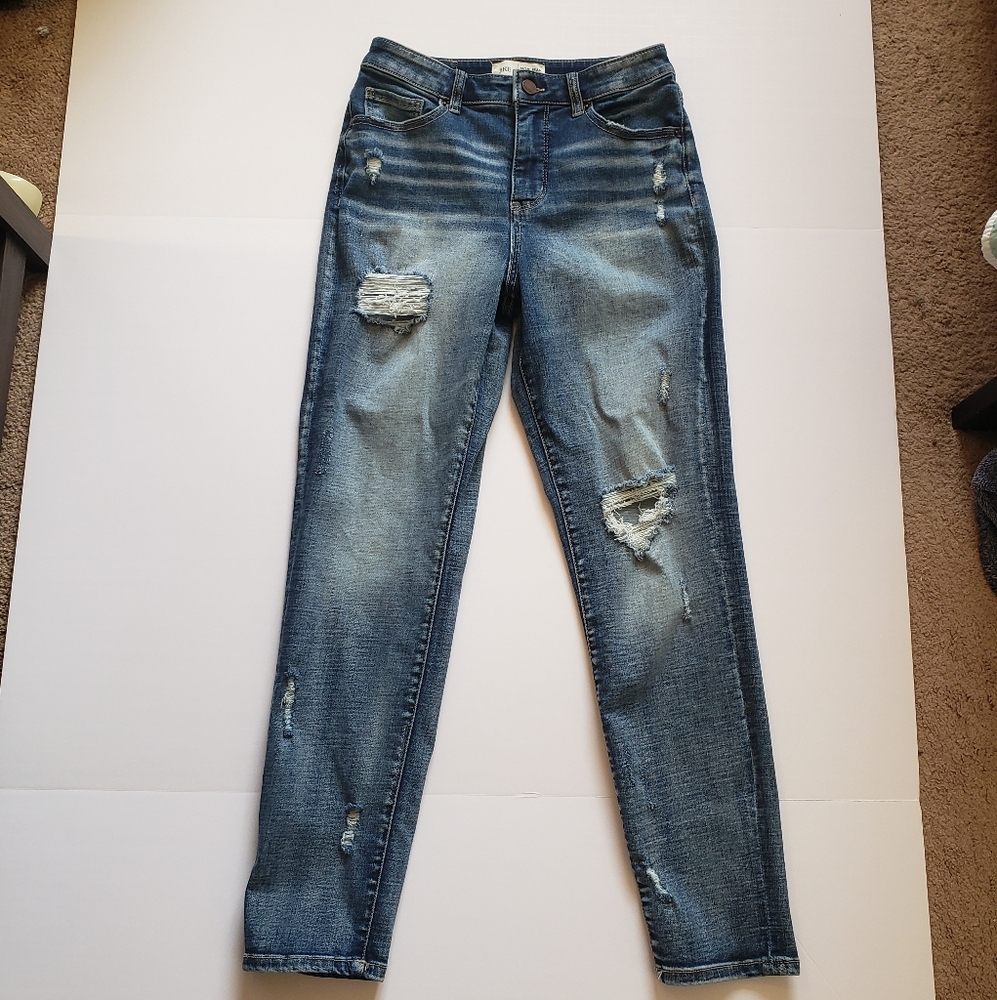 Buckle BKE Womens distressed Mom Jeans